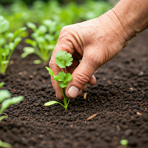 How to Plant Cilantro Seedlings