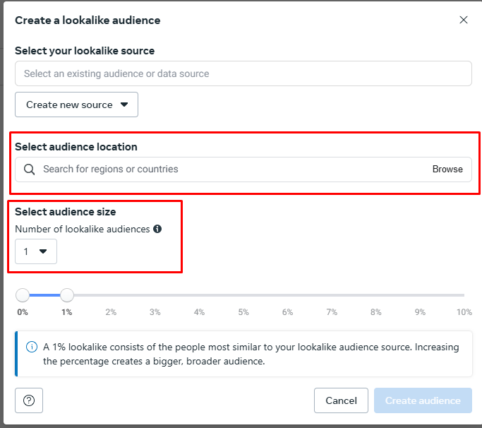create lookalike audience from email list
