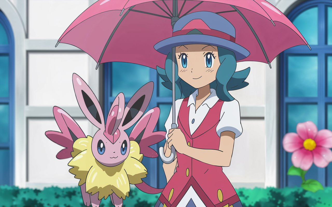 Miette's Shiny Sylveon and Shiny Sylveon Pokemon Sword