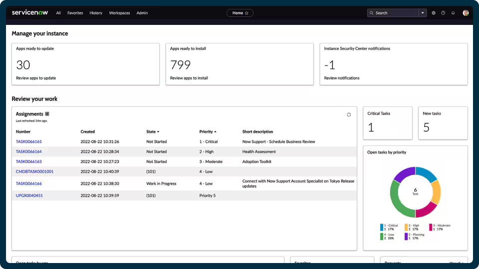 ServiceNow IT Service Management is an enterprise service management platform that's best for AI workflows.