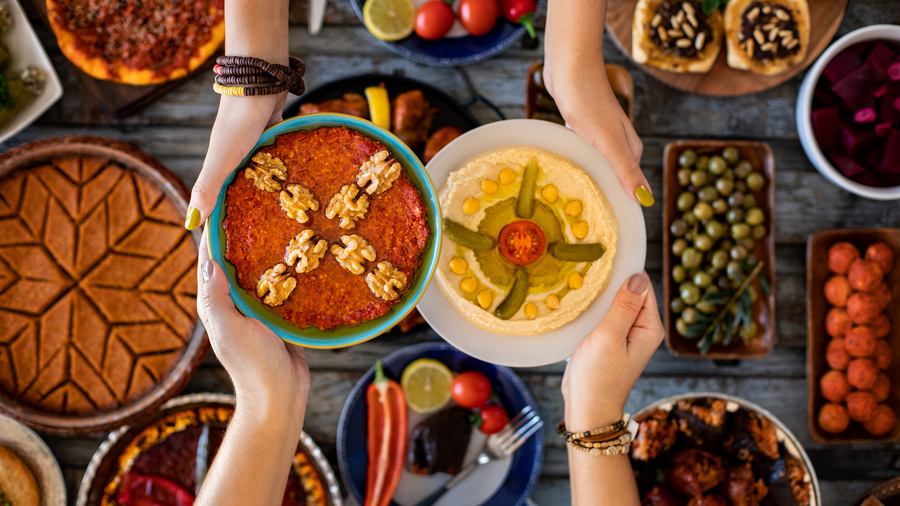 An Eid Table Spread, Saudi Arabia (Credits Time and Date)