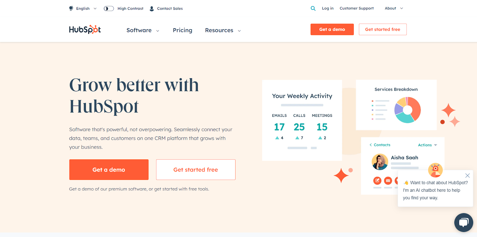 HubSpot HomePage