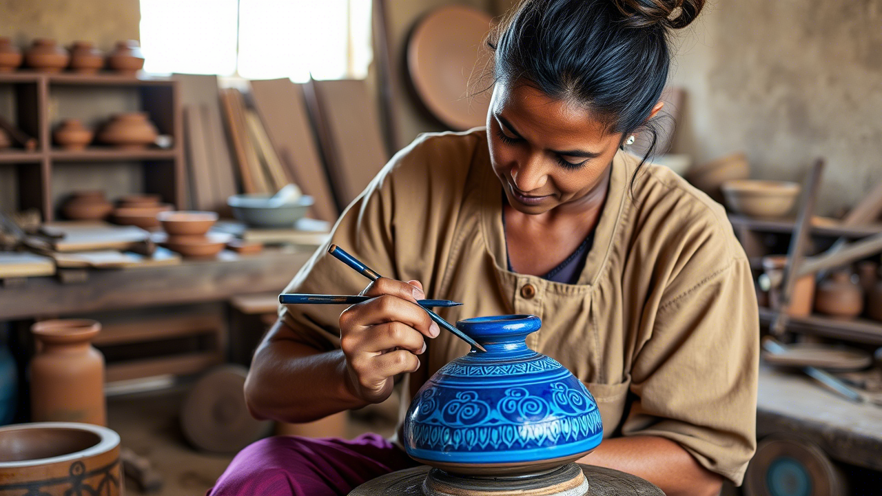 Multani Blue Pottery