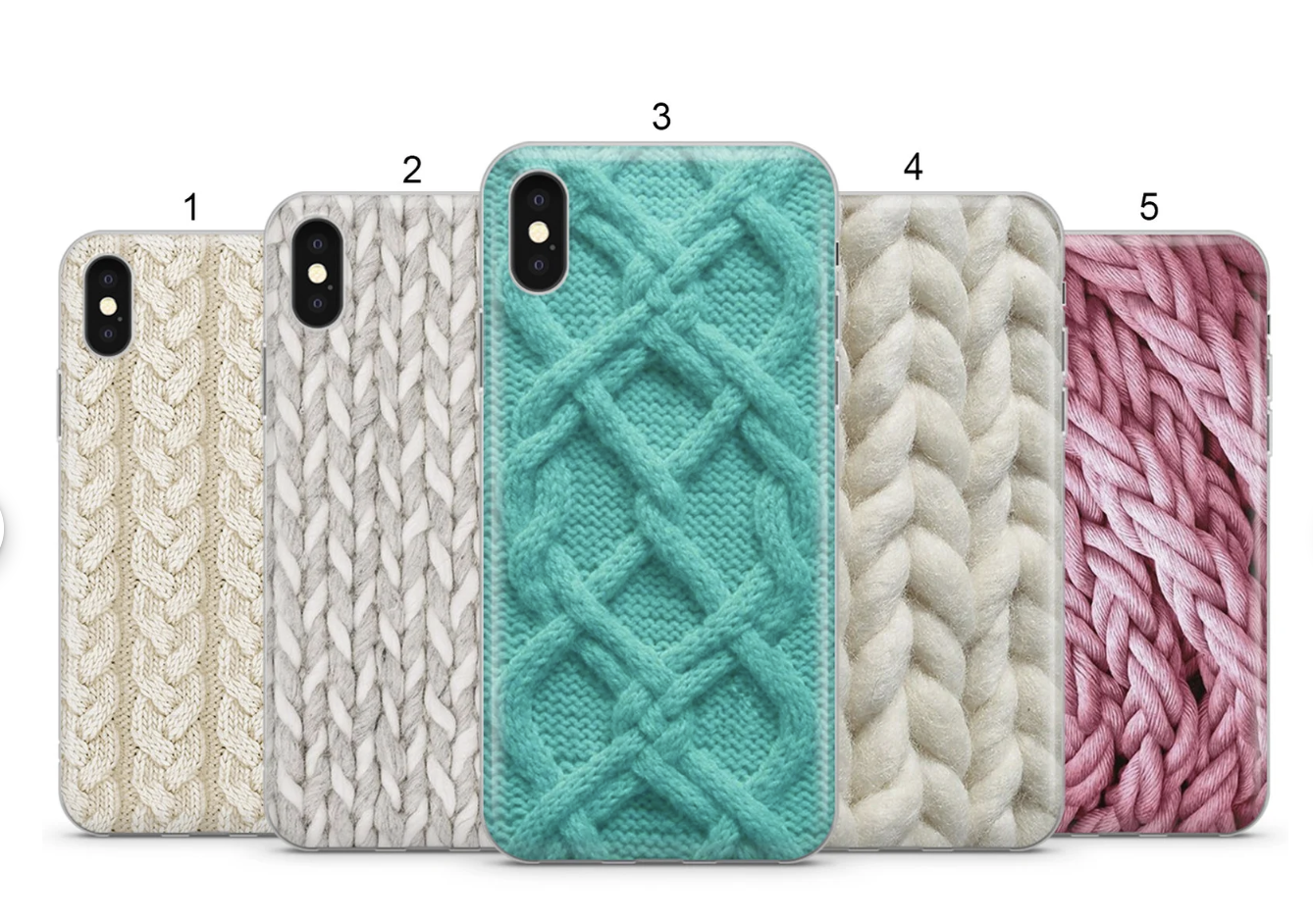 Knitting Pattern Phone Case