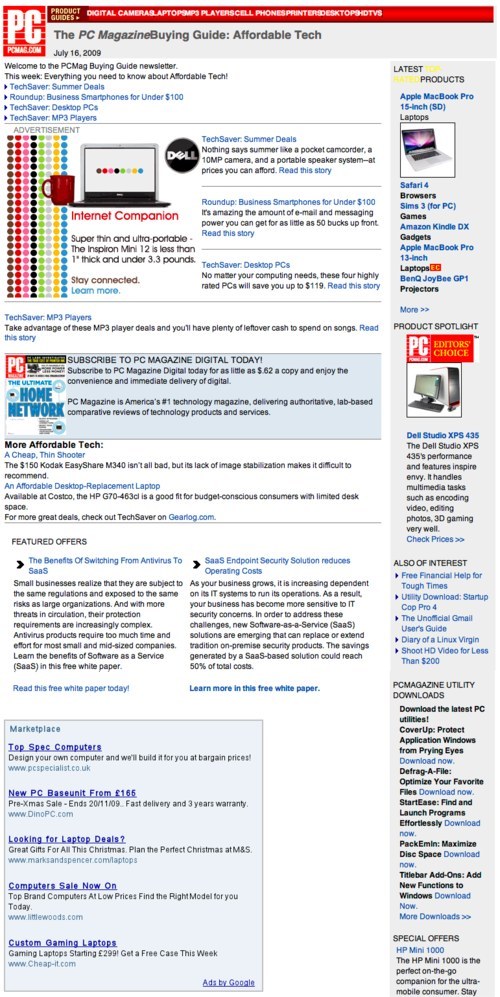 Newsletter PCMag.com