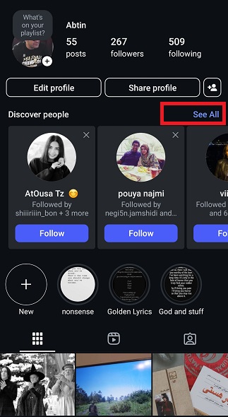 Tap on “See All.”