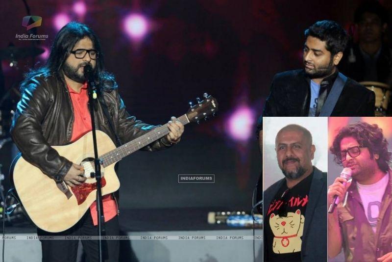 Arijit Singh with Pritam Chakraborty and Vishal-Shekhar Koel Roy