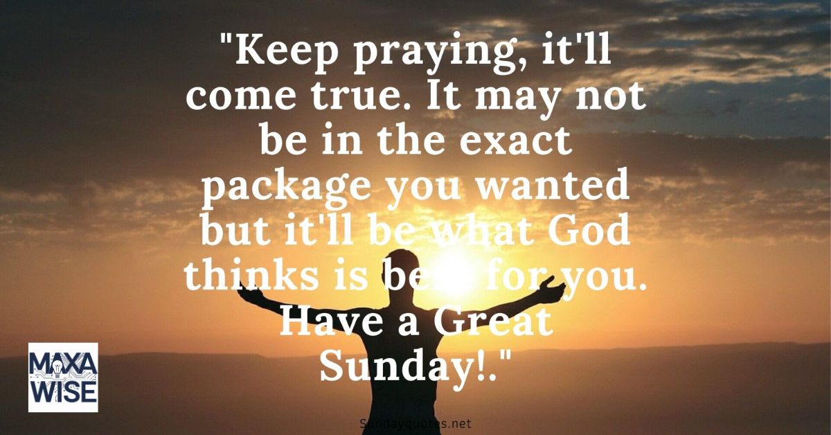 Inspirational Sunday Morning Blessings