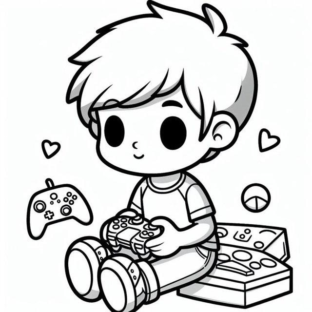 Desenho infantil para colorir educativo

