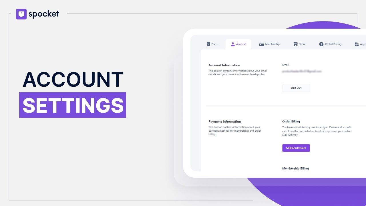Account Settings in Spocket-axiabits