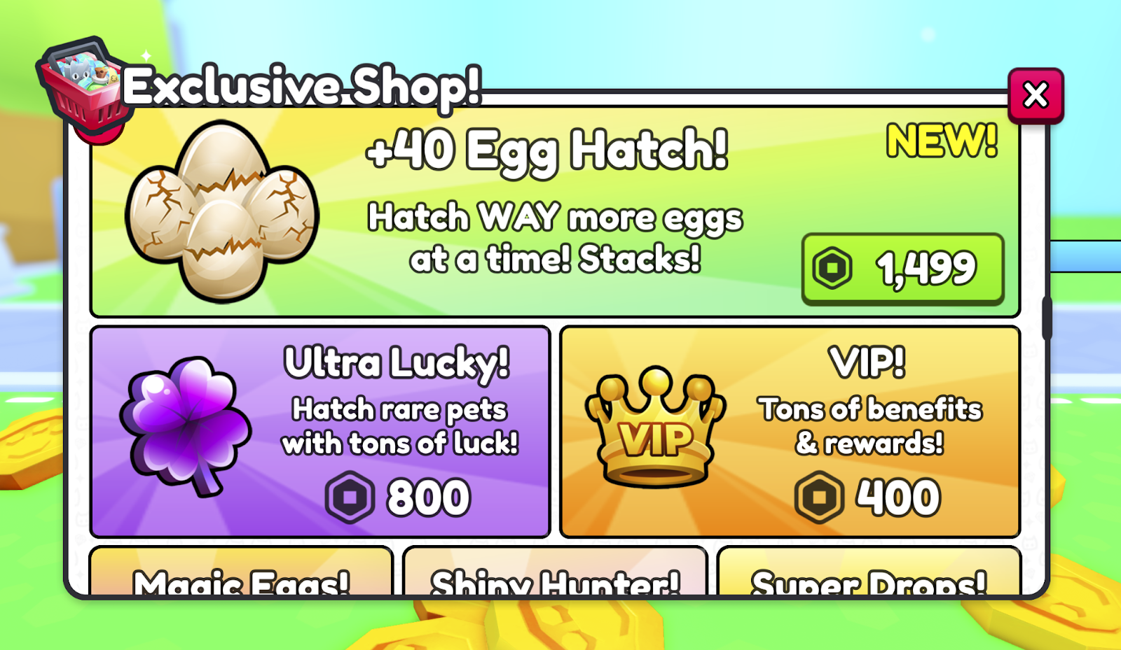 What's Included in the Pet Sim 99 VIP Pass