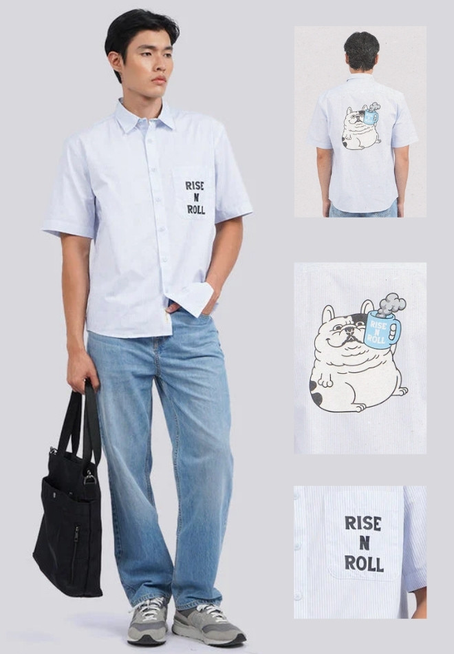 Executive x Ykha Amelz Oversized Short Sleeve Shirt
