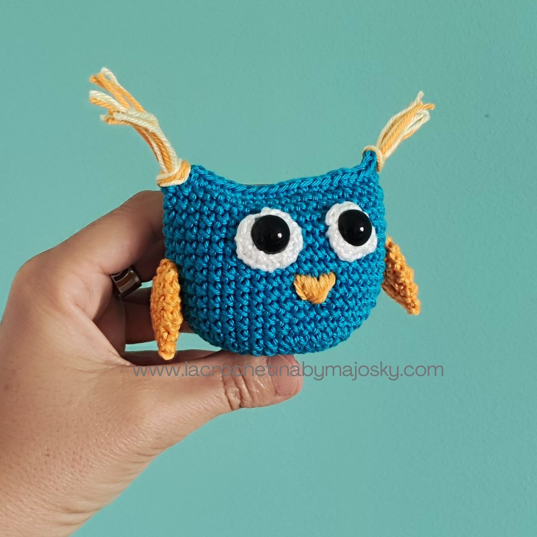 búho crochet amigurumi