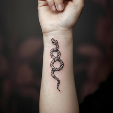 Serpent Rope Tattoo