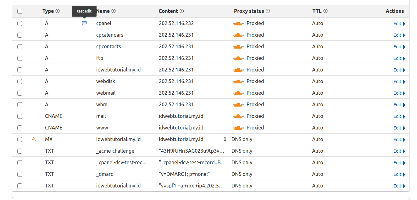 Cara Setting Domain di Cloudflare