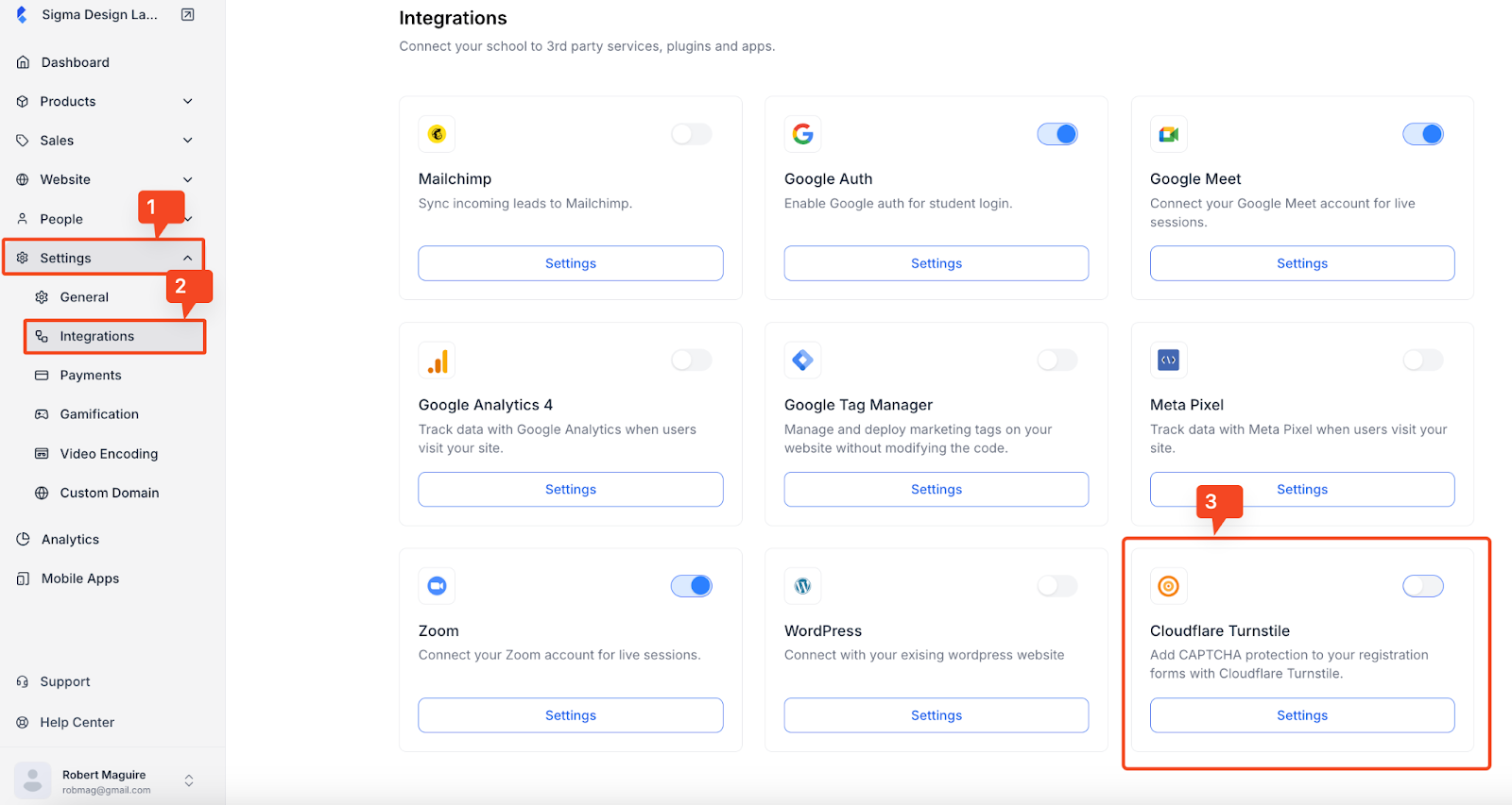 Klasio integrations