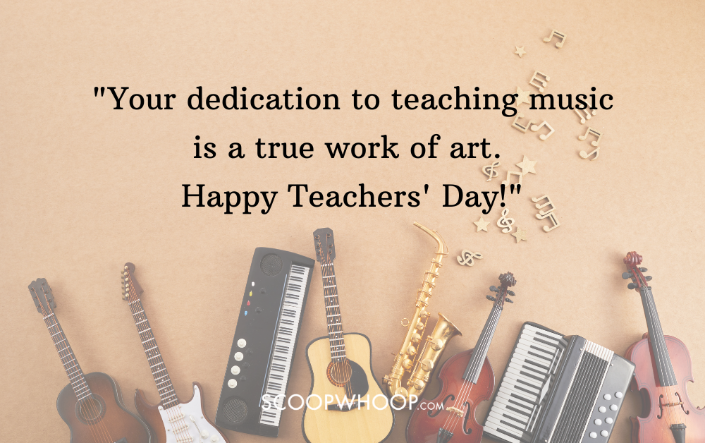 teachers day wishes for music teacher