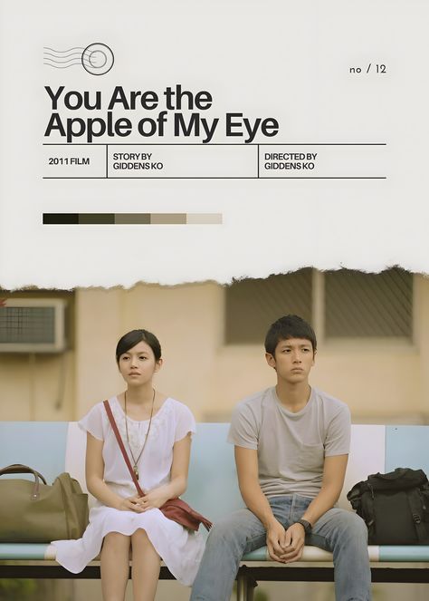 You're the Apple of My Eye - Movie Post of Dahyun and a boy setting