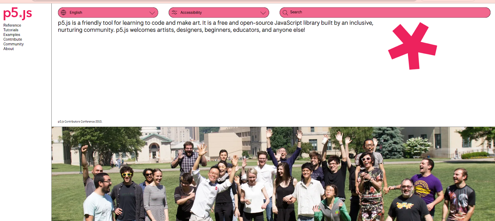  p5.js Homepage
