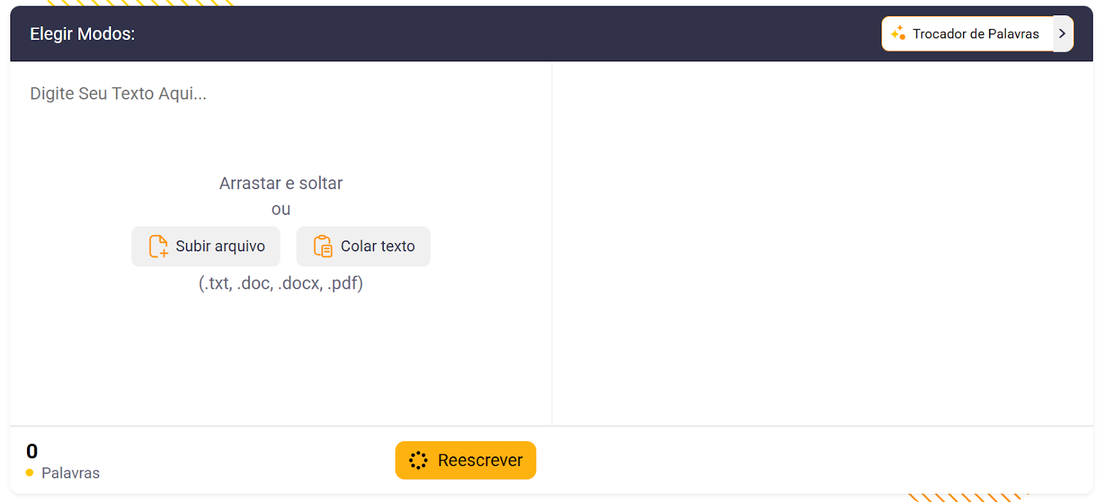 Reescritor de texto