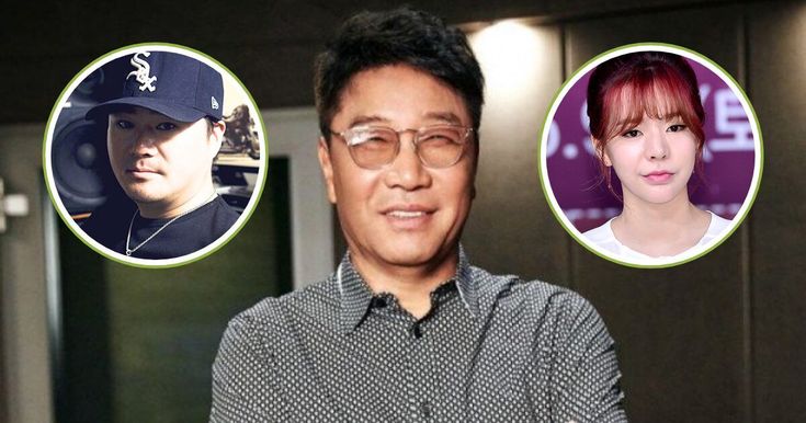 A picture of Lee Soo Man , Yoo Young Jin and Girls’ Generation‘s Sunny. 