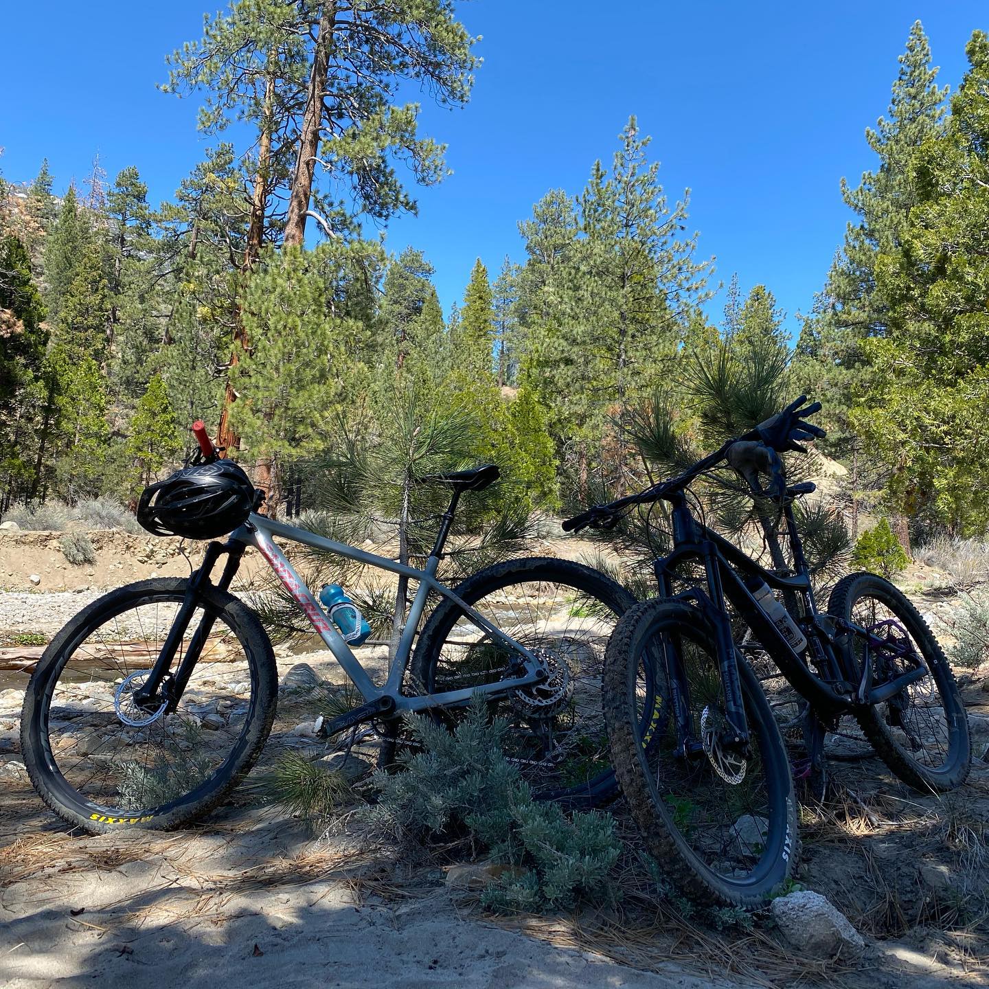 Biking on the Santa Ana River Trail