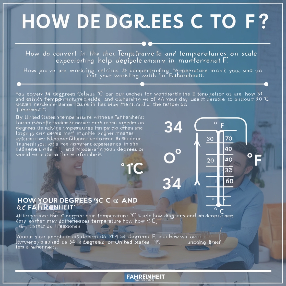 34 degrees c to F 
