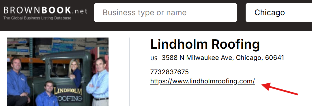 online directory backlink