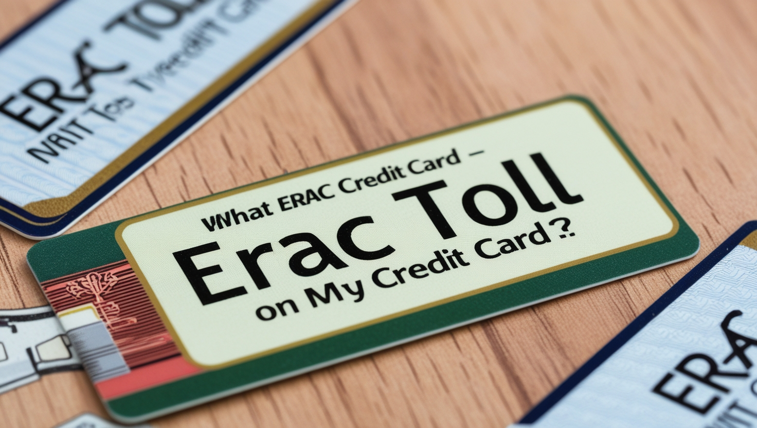 What Is ERAC Toll on My Credit Card