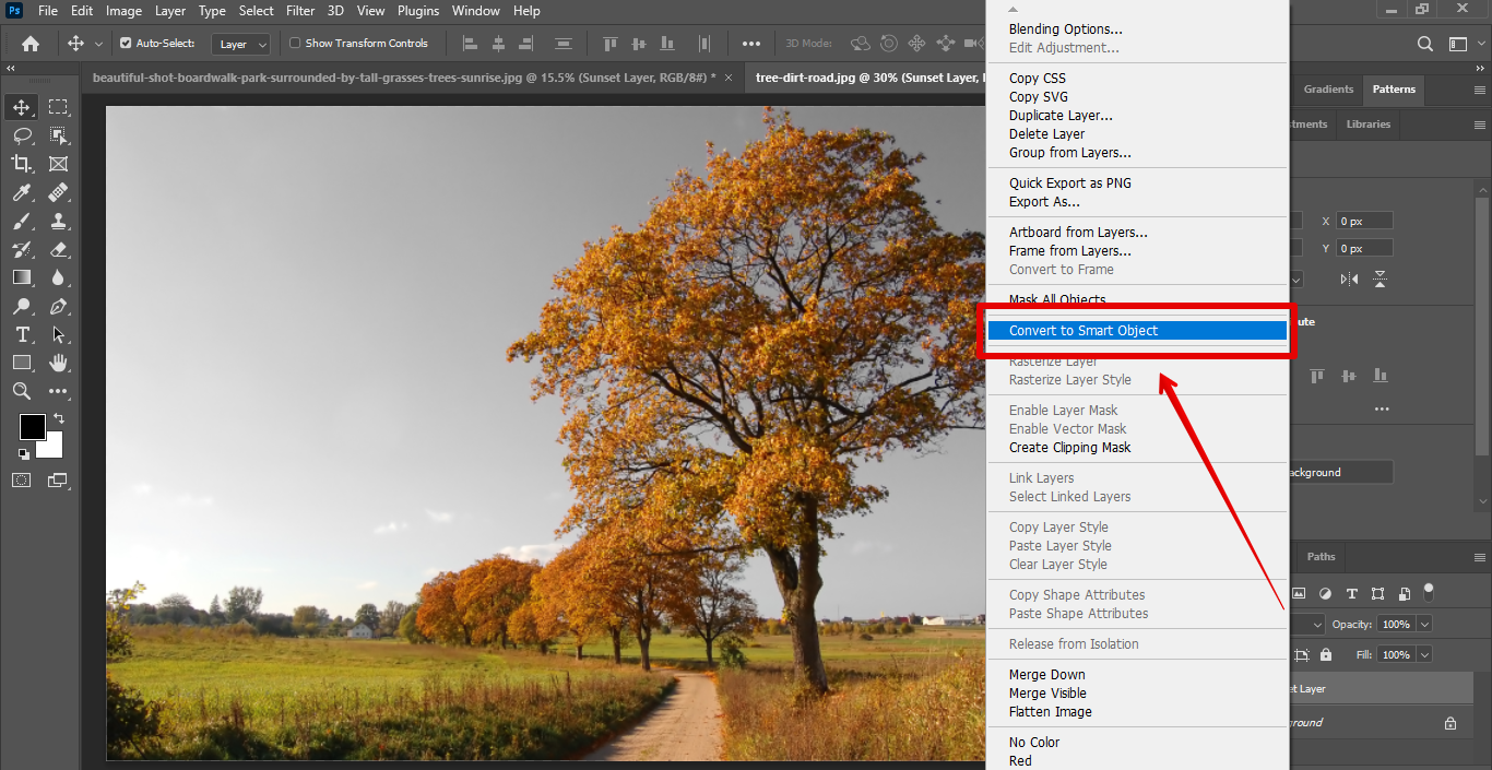 How to Change Sky Background To A Sunset Using Photoshop - Adobe Tutorial