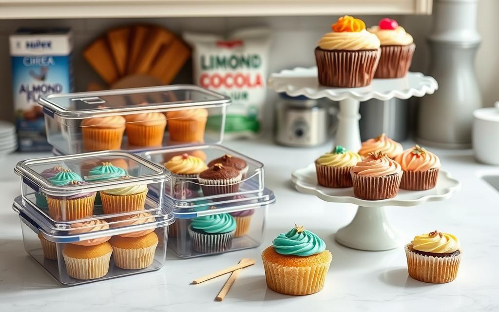 Storing gluten free cupcakes