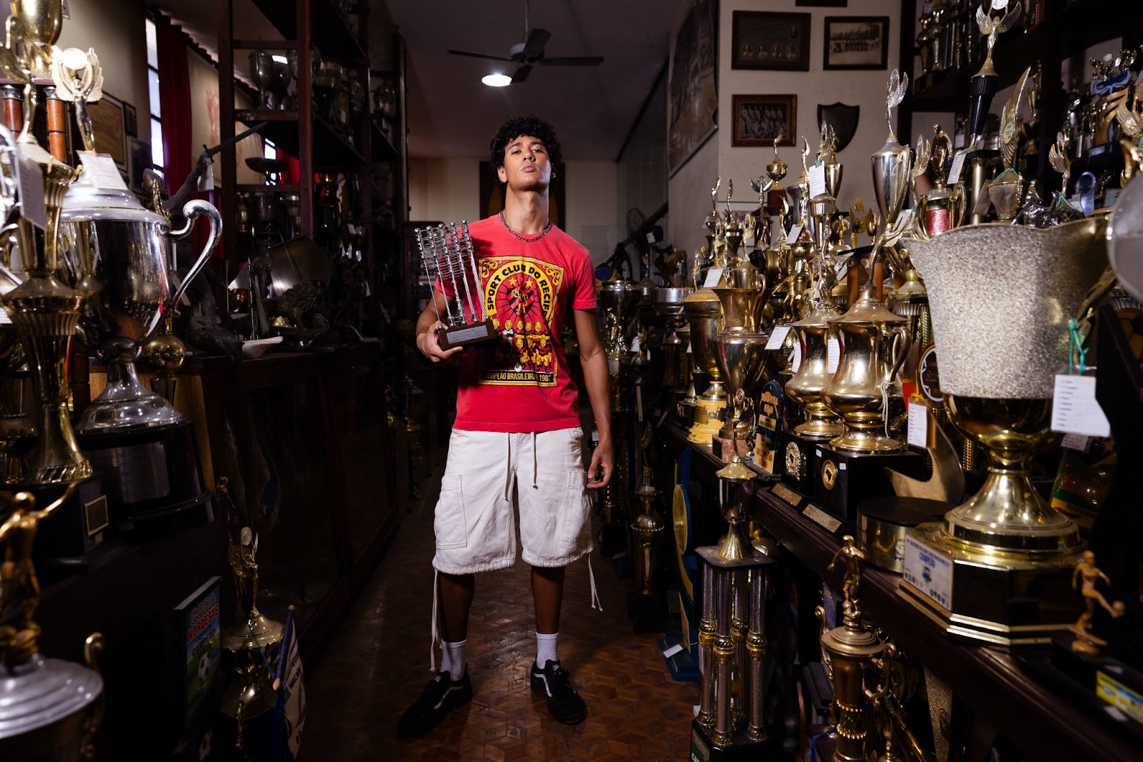Modelo para a coleção Sport Club do Recife para a coleção da Chico Rei