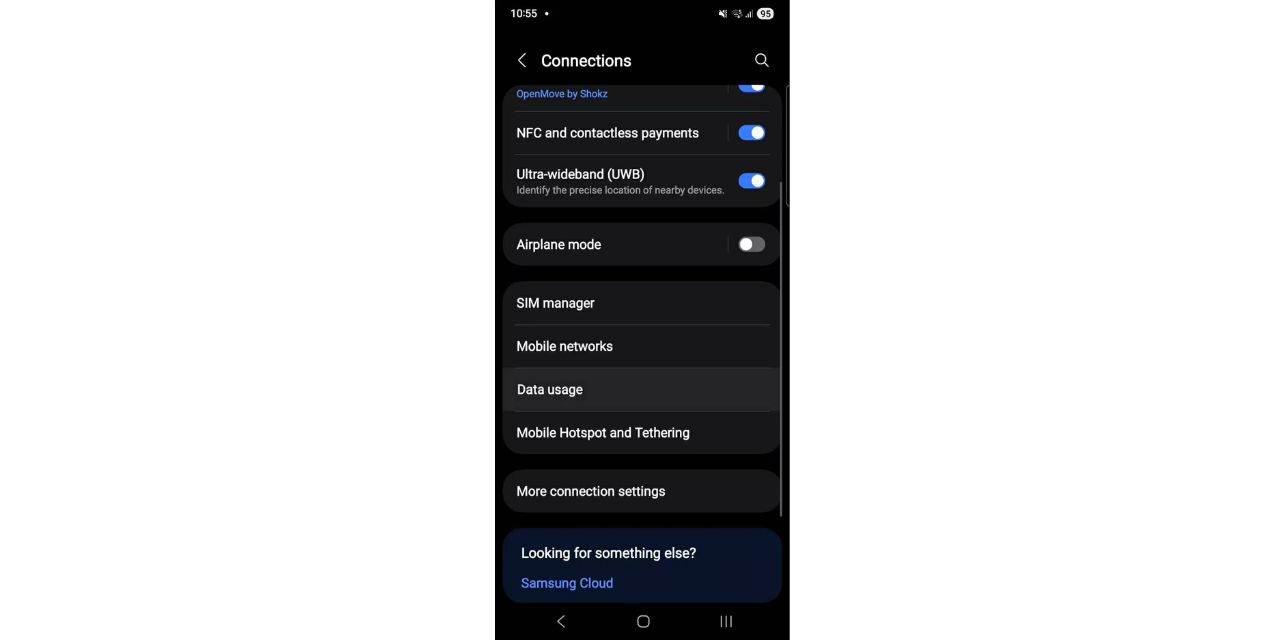 data saver tap network requirements