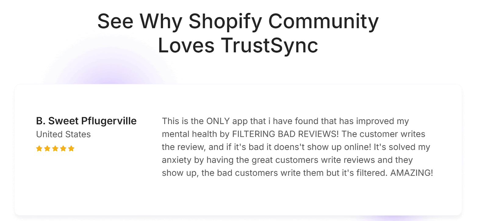 See Why Shopify Community Loves TrustSync
