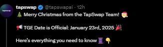 TapSwap channels