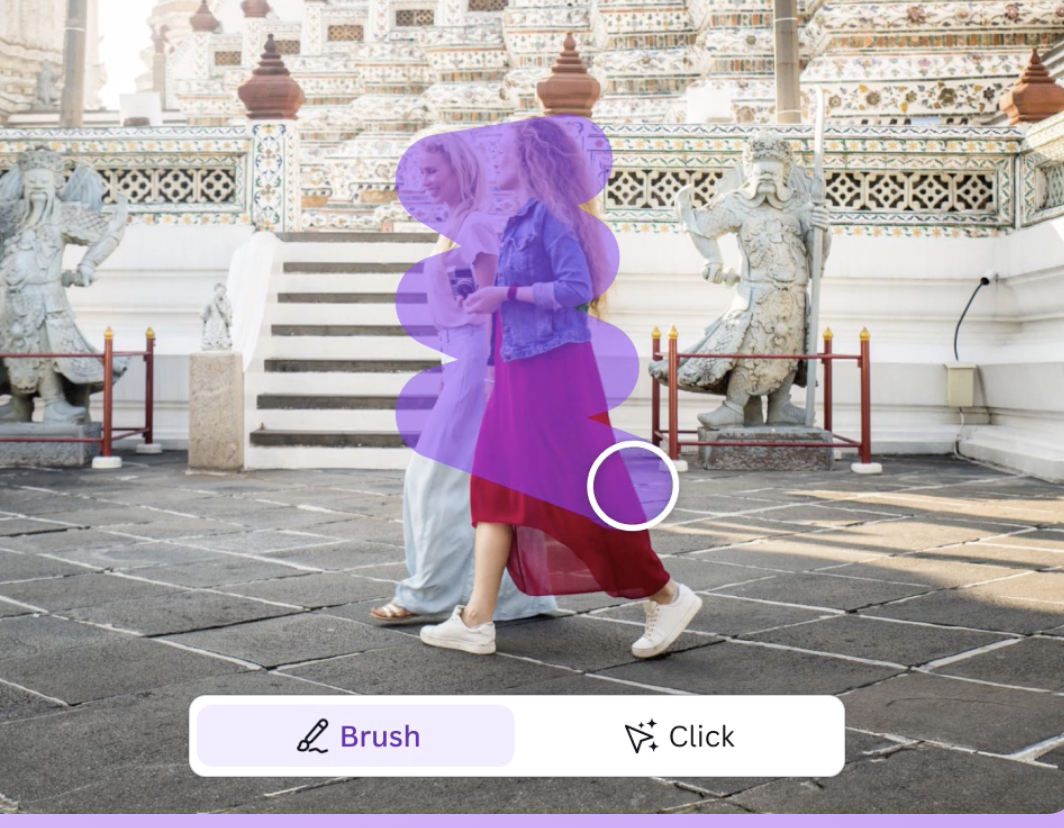 Canva Magic Erase object remover 