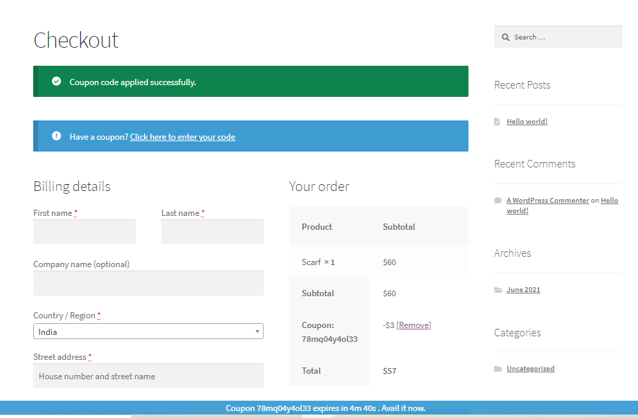 Exit Intent Popups - Tyche Softwares Documentation