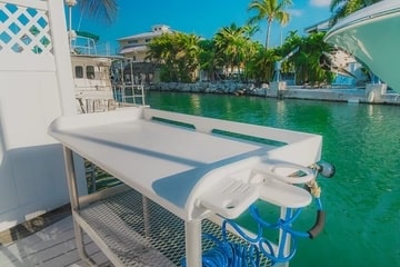 fishing dock ideas fish cleaning table