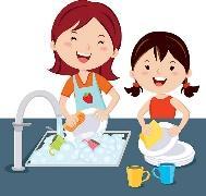 84 Girl Washing Dishes Illustrations & Clip Art - iStock