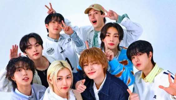 This contains an image of Stray Kids