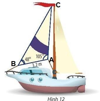 BÀI 2. ĐỊNH LÝ COSIN VÀ ĐỊNH LÝ SINKHỞI ĐỘNG Làm thế nào để tính độ dài cạnh chưa biết của hai tam giác dưới đây?Đáp án chuẩn:1. ĐỊNH LÍ CÔSIN TRONG TAM GIÁCBài 1: a. Cho tam giác ABC không phải là tam giác vuông với góc A  nhọn và CB . Vẽ đường cao CD và đặt tên các độ dài như trong Hình 1.Đáp án chuẩn:Bài 2: Tính các cạnh và các góc chưa biết của tam giác ABC trong Hình 4. Đáp án chuẩn:BC  16,834; B  70°45’; C  47°15’Bài 3: Tính khoảng cách giữa hai điểm ở hai đầu của một hồ nước. Biết từ một điểm cách hai đầu hồ lần lượt là 800 m và 900 m người quan sát nhìn hai điểm này dưới một góc 70° (Hình 5).Đáp án chuẩn:978,5147m.2. ĐỊNH LÍ SIN TRONG TAM GIÁCBài 1: Đáp án chuẩn:a.b) Bài 2: Tính các cạnh và các góc chưa biết của tam giác MNP trong Hình 8.Đáp án chuẩn:P = 34°; MN = NP = 22; MP  ≈ 36,5Bài 3: Trong một khu bảo tồn, người ta xây dựng một tháp canh và hai bồn chứa nước A, B để phòng hỏa hoạn. Từ tháp canh, người ta phát hiện đám cháy và số liệu đưa về như hình 9. Nên dẫn nước từ bồn chứa A hay B để dập tắt đám cháy nhanh hơn?Đáp án chuẩn:Nên dẫn nước từ bồn chứa A 3. CÁC CÔNG THỨC TÍNH DIỆN TÍCH TAM GIÁCBài 1: Cho tam giác như Hình 10.a. Viết công thức tính diện tích S của tam giác ABC theo a và hab. Tính ha theo b và sinC.Đáp án chuẩn:Bài 2: Cho tam giác ABC có BC = a, AC = b, AB = c và (1; r) là đường tròn nội tiếp tam giác (Hình 11).Đáp án chuẩn:Bài 3: Tính diện tích tam giác ABC và bán kính đường tròn ngoại tiếp tam giác ABC trong các trường hợp sau:a. Các cạnh b = 14, c = 35 và A=60° b. Cách cạnh a = 4, b = 5, c = 3.Đáp án chuẩn:Bài 4: Tính diện tích một cánh buồm hình tam giác. Biết cánh buồm đó có chiều dài cạnh là 3,2m và hai góc kề cạnh đó có số đo là 48° và 105° (Hình 12)Đáp án chuẩn:S = 8,08 (m2)BÀI TẬP CUỐI SGK