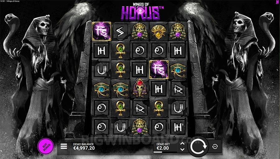 Wings of Horus bonus buy slot gameplay