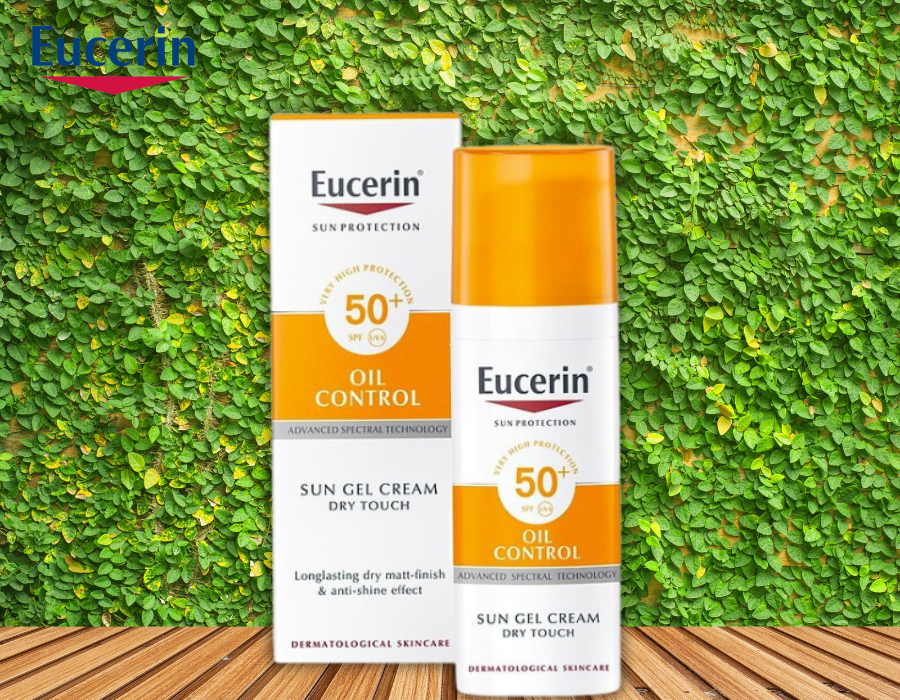  Kem chống nắng Eucerin dành cho da nhờn mụn Eucerin Sun Protection Sun Gel-Creme Oil Control Dry Touch SPF50 50ml