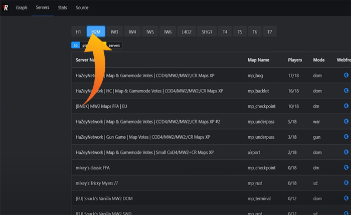 Download H2M And Join Servers