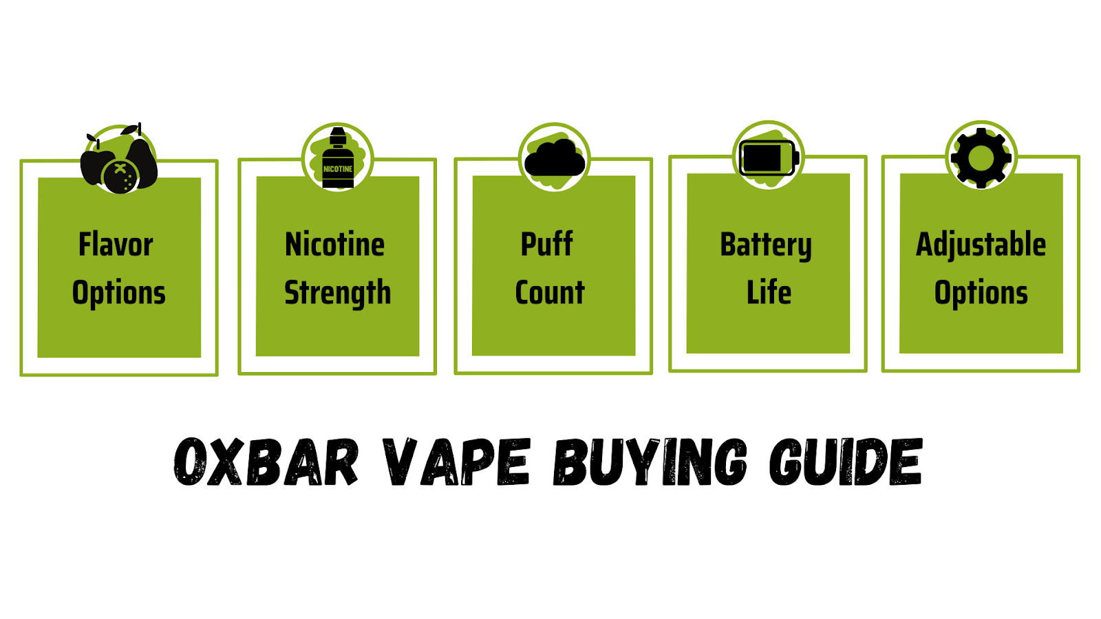 What To Consider Before Choosing Oxbar Vape?