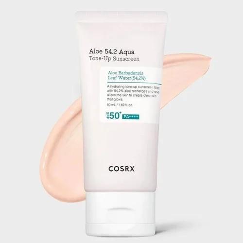 Το Aloe 54.2 Aqua Tone-up Sunscreen της Cosrx φιγουράρει στη λίστα με τα καλύτερα κορεάτικα αντηλιακά.