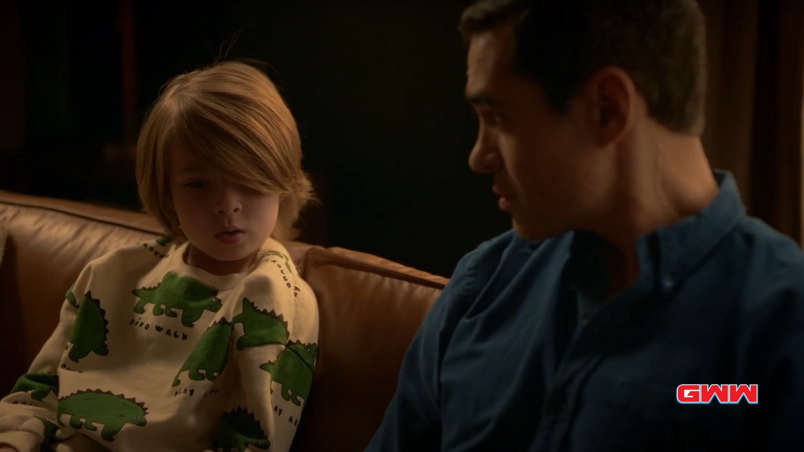 Will Trent talking to a child in an emotional Season 3 moment.