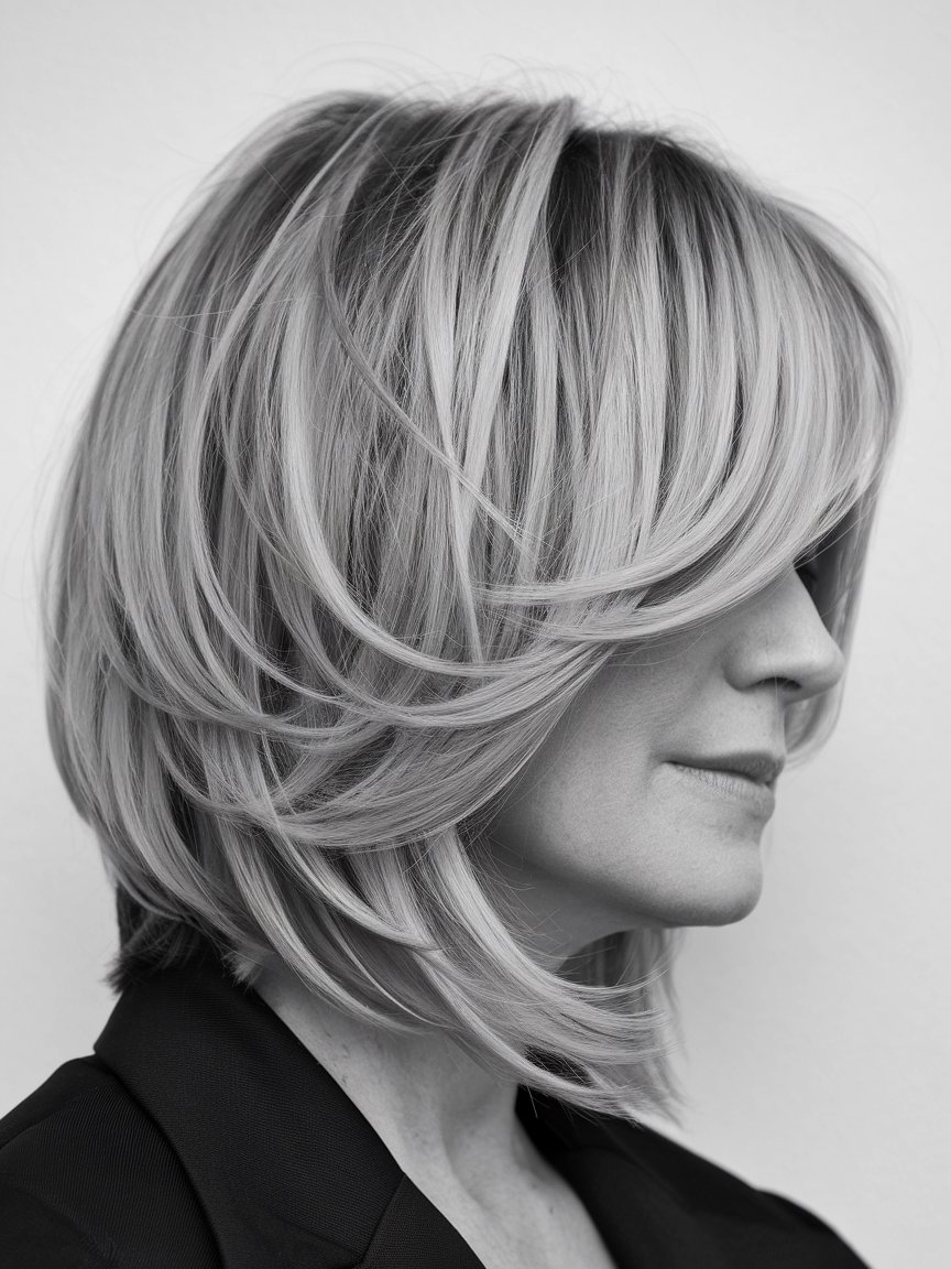 40. Blunt Bob with Layers