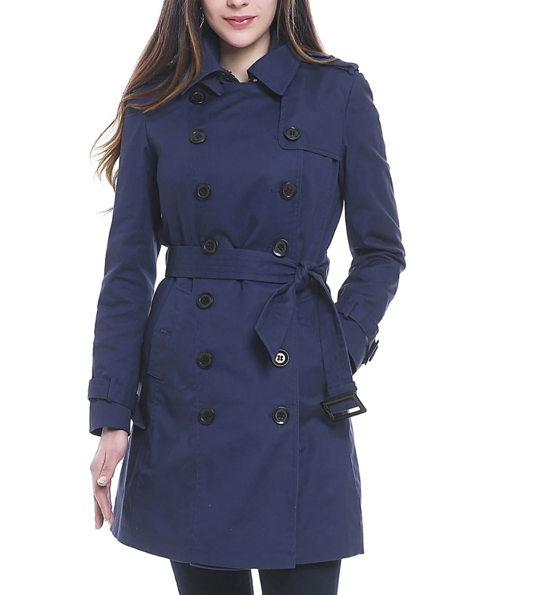 kimi + kai Adley Water Resistant Hooded Trench Coat