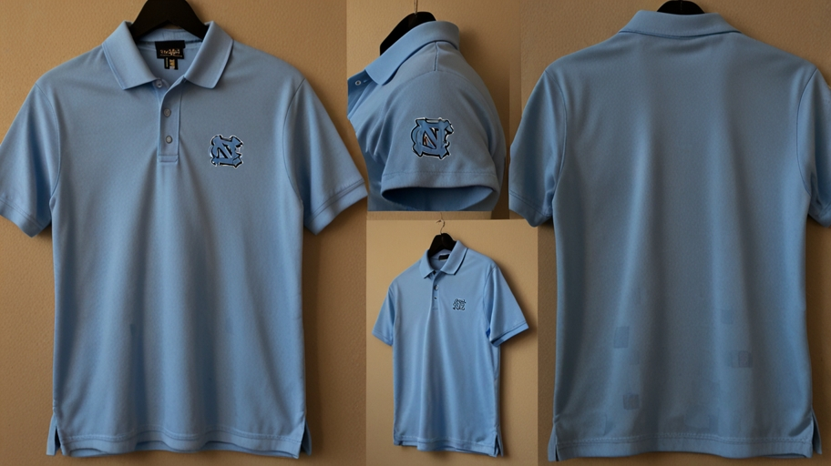 Men UNC Blue Polo Shirt Temu 3X